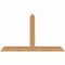 Ekena Millwork Portland Timber Gable Bracket, Western Red Cedar, 48"W x 28"H x 3 1/2"D x 3 1/2"F, 14/12 Pitch GBW048X28X0404POR00SWR - alternate 1